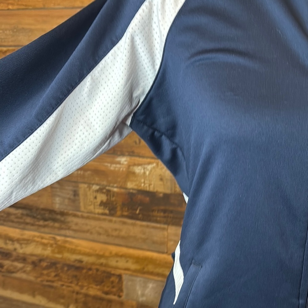 MAVERICKS Women's Navy and White Zip-Up - Picture 5 of 12